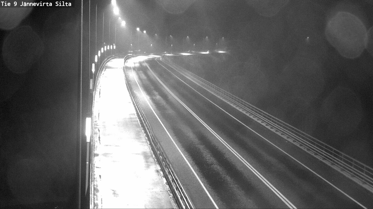 Weather Camera Image Road 9 Kuopio, Jännevirran silta, Kuopio, Pohjois-Savo