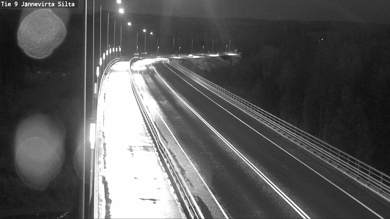 Weather Camera Image Road 9 Kuopio, Jännevirran silta, Kuopio, Pohjois-Savo