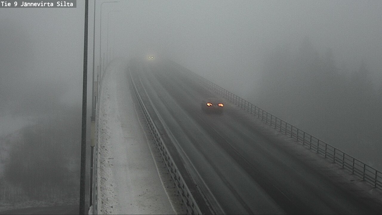Weather Camera Image Road 9 Kuopio, Jännevirran silta, Kuopio, Pohjois-Savo