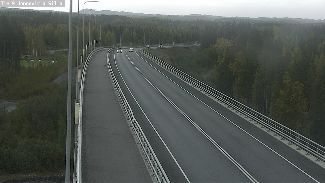 Weather Camera Image Road 9 Kuopio, Jännevirran silta, Kuopio, Pohjois-Savo
