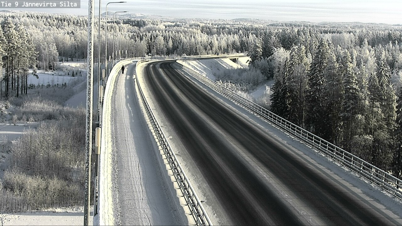 Weather Camera Image Väg 9 Kuopio, Jännevirran silta, Kuopio, Pohjois-Savo