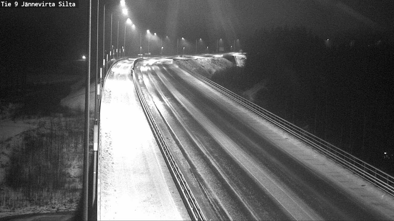 Weather Camera Image Road 9 Kuopio, Jännevirran silta, Kuopio, Pohjois-Savo
