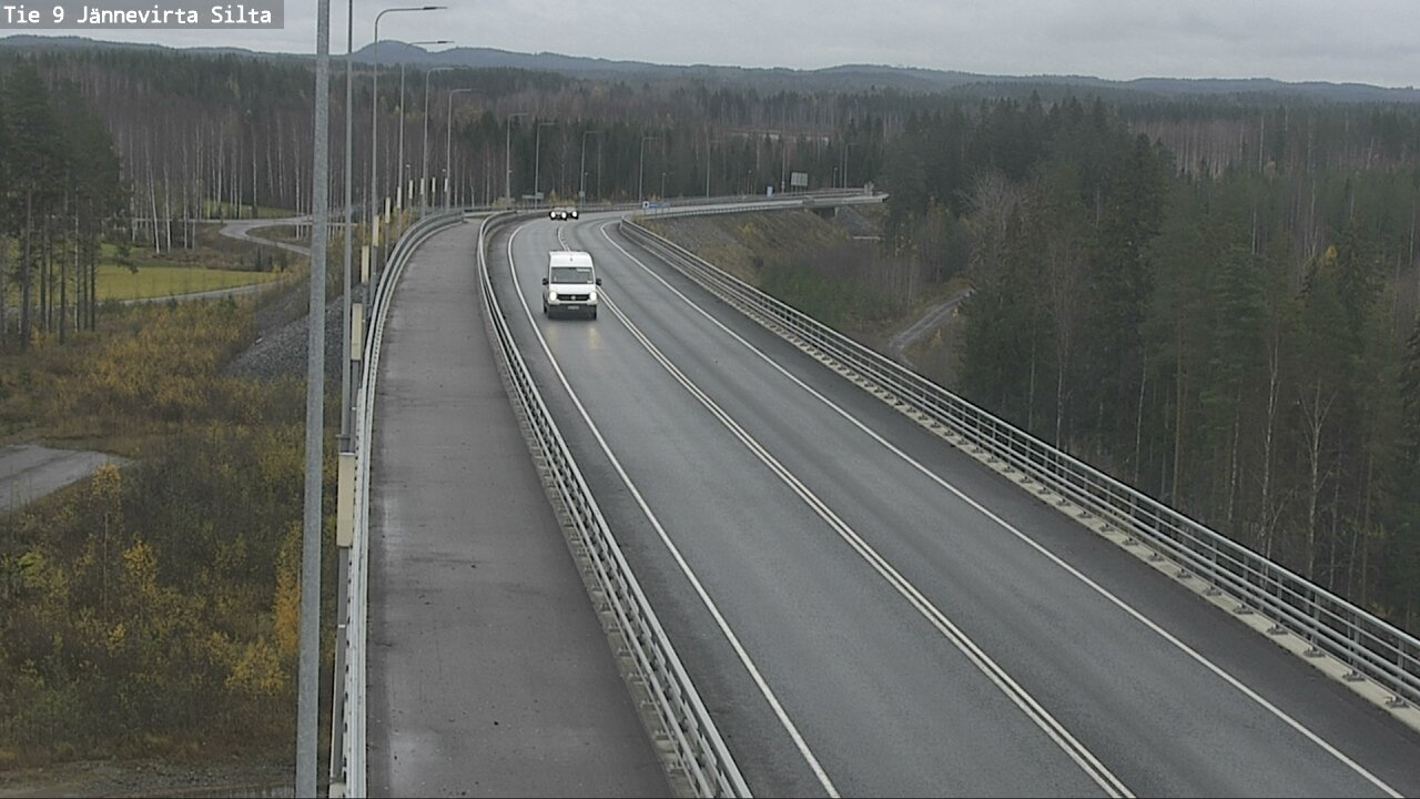 Weather Camera Image Väg 9 Kuopio, Jännevirran silta, Kuopio, Pohjois-Savo
