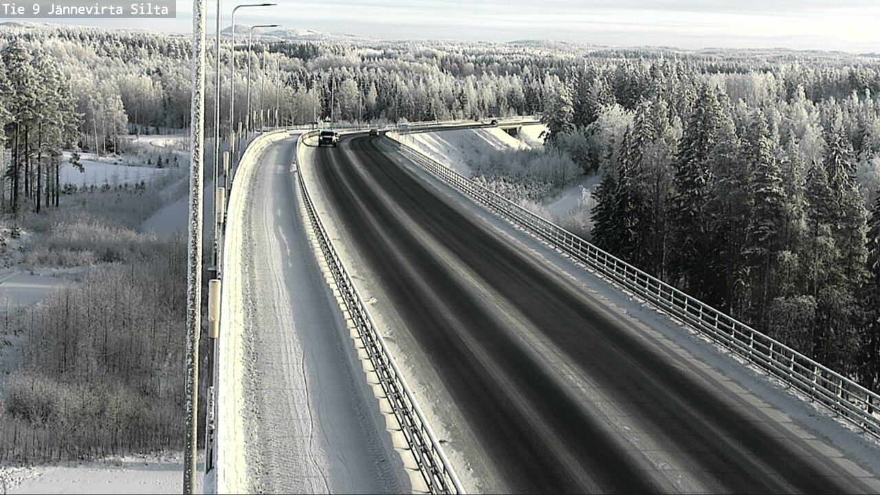 Weather Camera Image Väg 9 Kuopio, Jännevirran silta, Kuopio, Pohjois-Savo