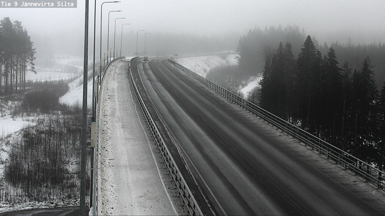 Weather Camera Image Road 9 Kuopio, Jännevirran silta, Kuopio, Pohjois-Savo