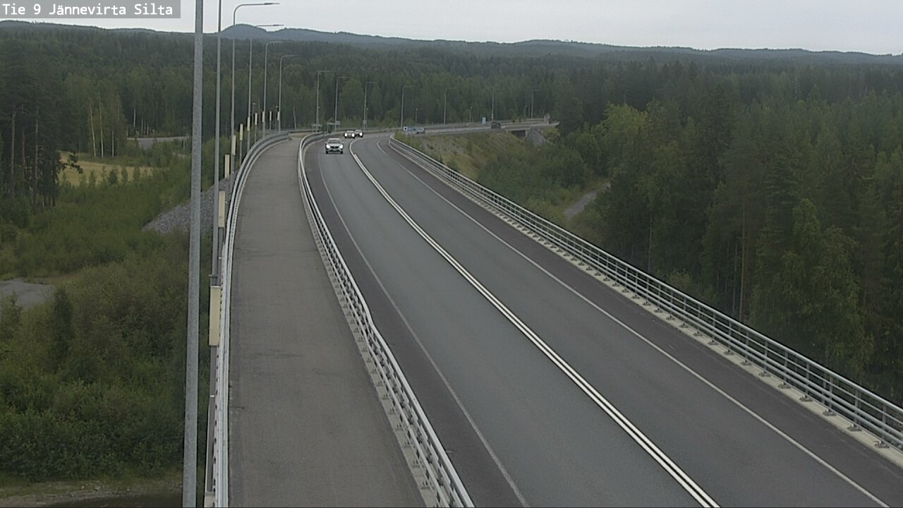 Weather Camera Image Road 9 Kuopio, Jännevirran silta, Kuopio, Pohjois-Savo