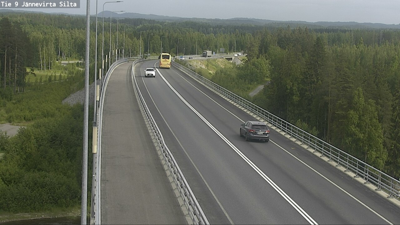 Kelikamerat Kuva Tie 9 Kuopio, Jännevirran silta, Kuopio, Pohjois-Savo