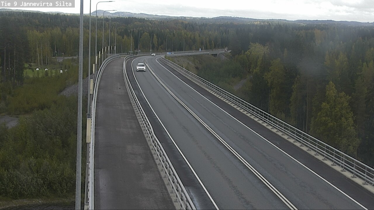 Weather Camera Image Road 9 Kuopio, Jännevirran silta, Kuopio, Pohjois-Savo