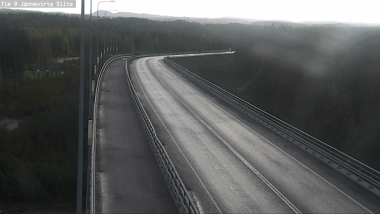 Weather Camera Image Road 9 Kuopio, Jännevirran silta, Kuopio, Pohjois-Savo