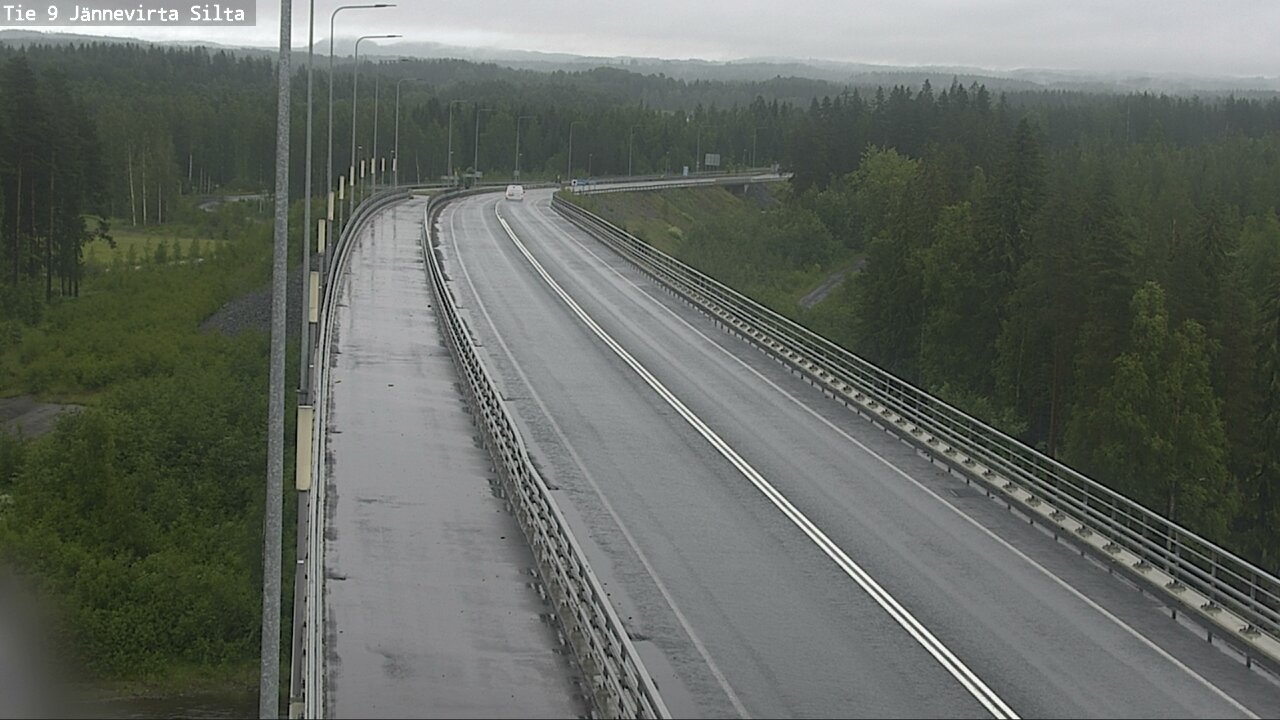 Weather Camera Image Road 9 Kuopio, Jännevirran silta, Kuopio, Pohjois-Savo