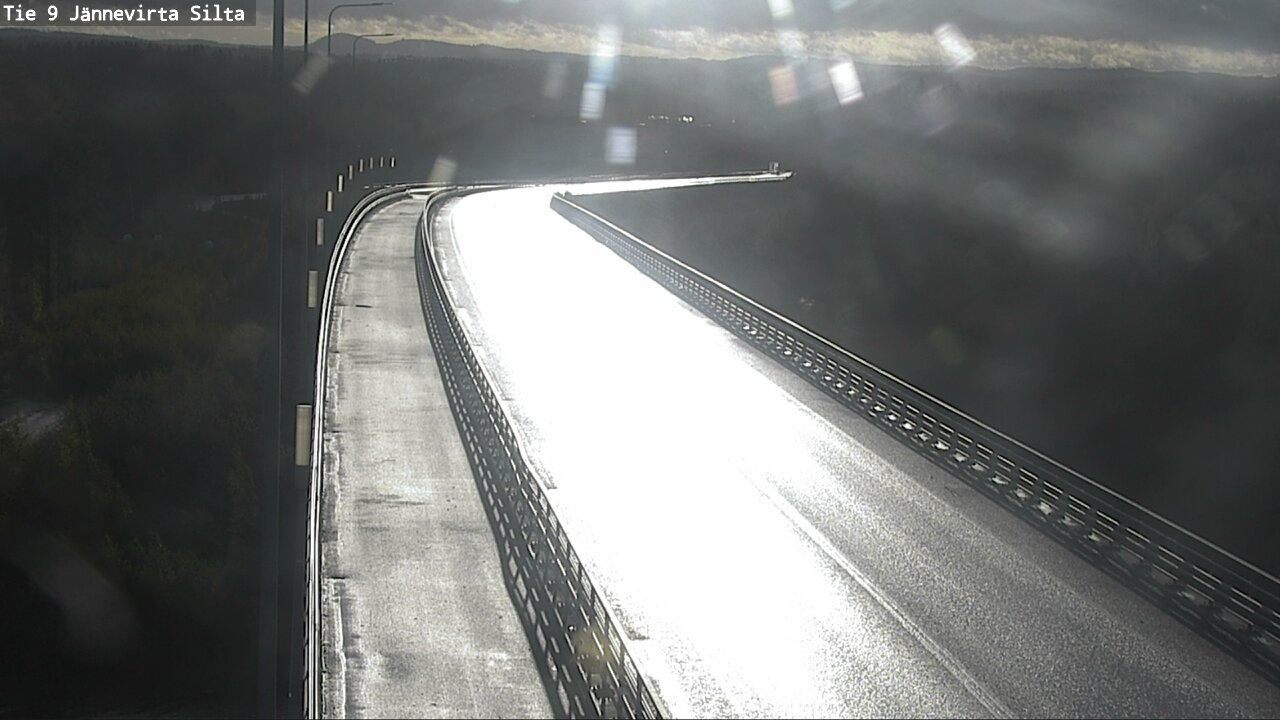Weather Camera Image Road 9 Kuopio, Jännevirran silta, Kuopio, Pohjois-Savo