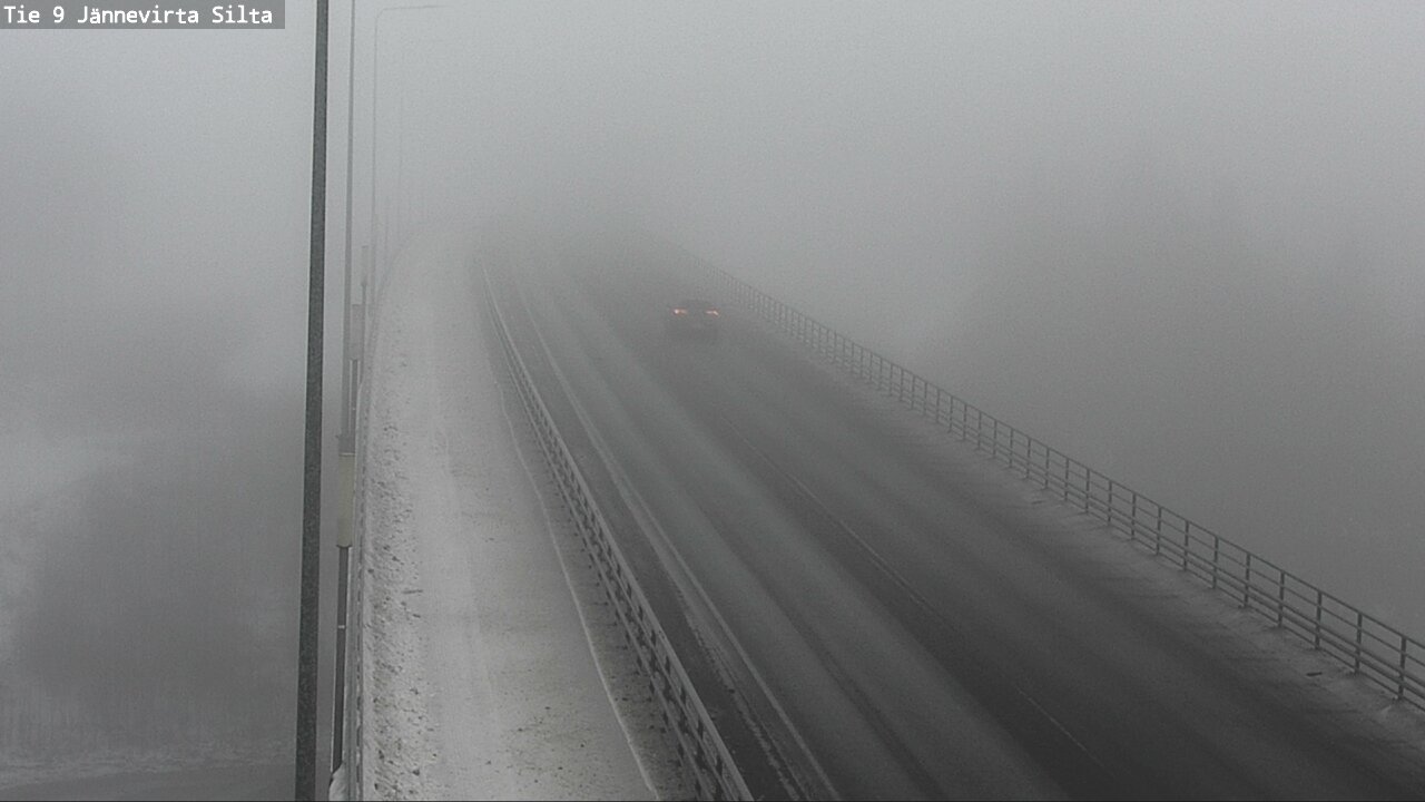 Weather Camera Image Road 9 Kuopio, Jännevirran silta, Kuopio, Pohjois-Savo