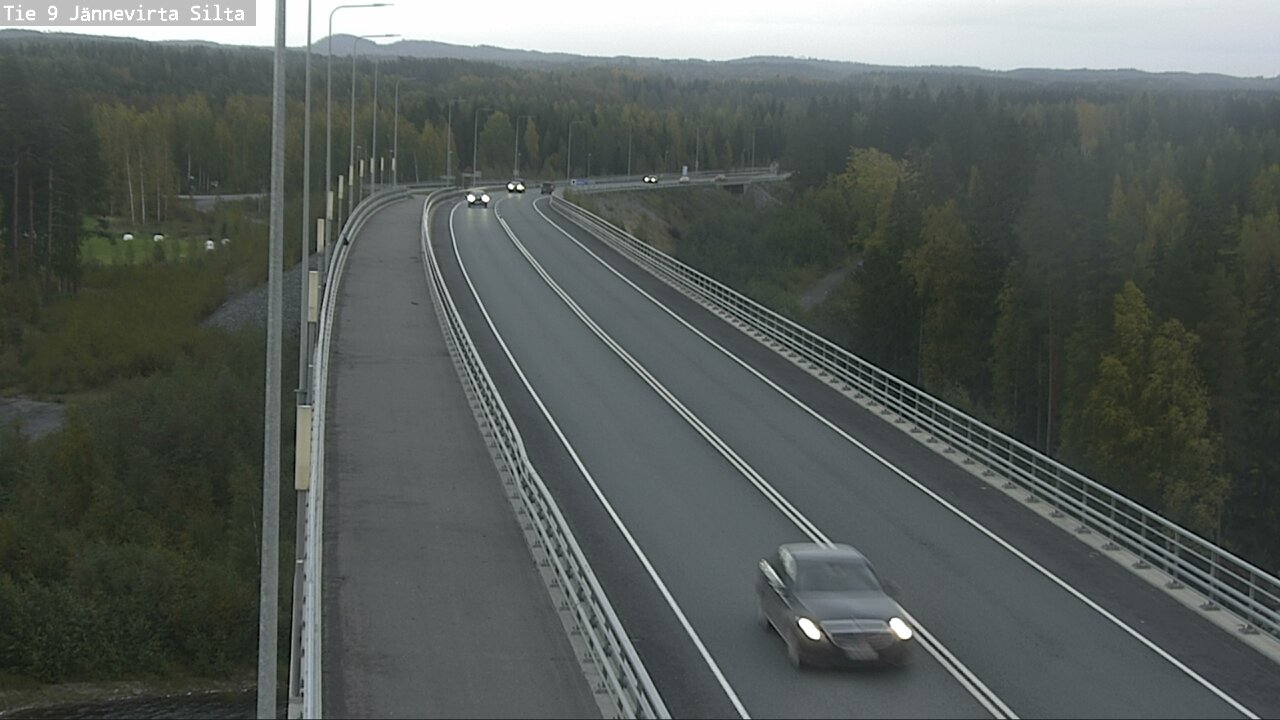 Weather Camera Image Road 9 Kuopio, Jännevirran silta, Kuopio, Pohjois-Savo