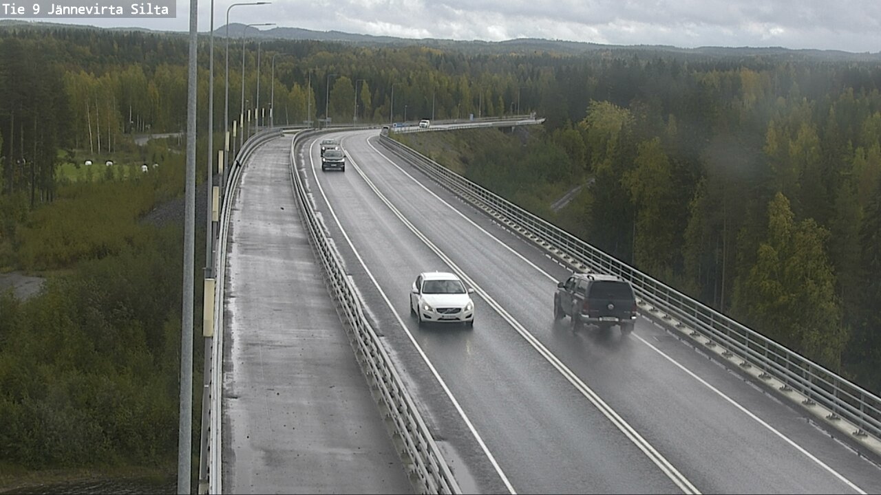 Weather Camera Image Road 9 Kuopio, Jännevirran silta, Kuopio, Pohjois-Savo