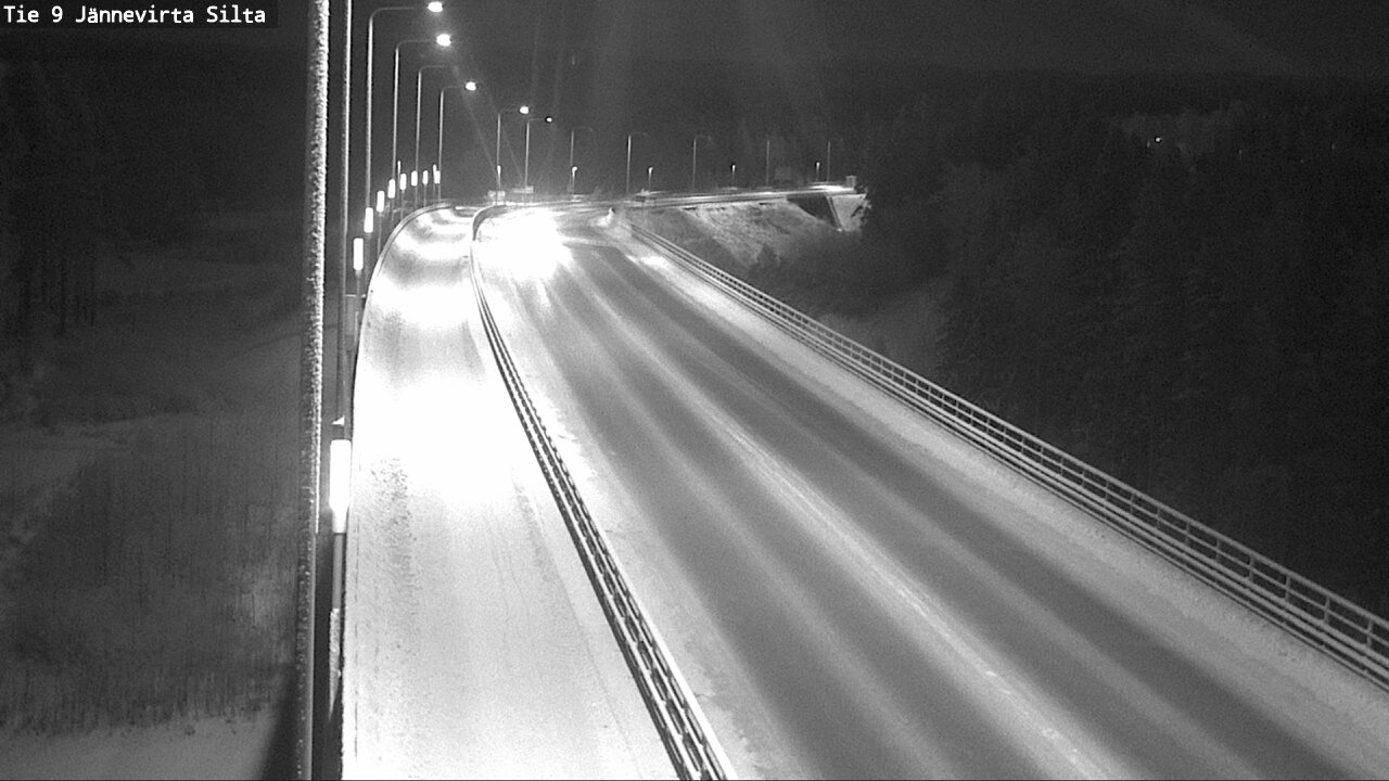 Weather Camera Image Väg 9 Kuopio, Jännevirran silta, Kuopio, Pohjois-Savo