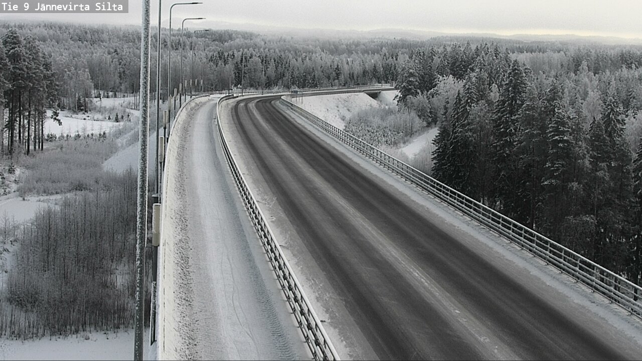 Weather Camera Image Väg 9 Kuopio, Jännevirran silta, Kuopio, Pohjois-Savo