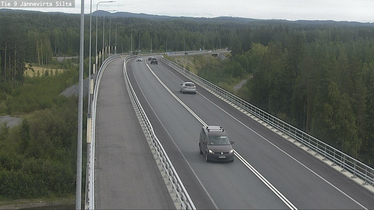 Weather Camera Image Road 9 Kuopio, Jännevirran silta, Kuopio, Pohjois-Savo
