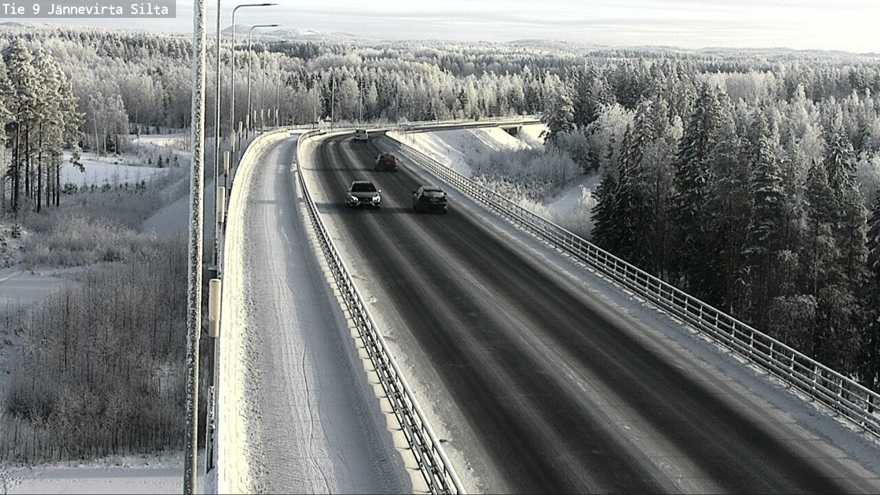 Weather Camera Image Väg 9 Kuopio, Jännevirran silta, Kuopio, Pohjois-Savo