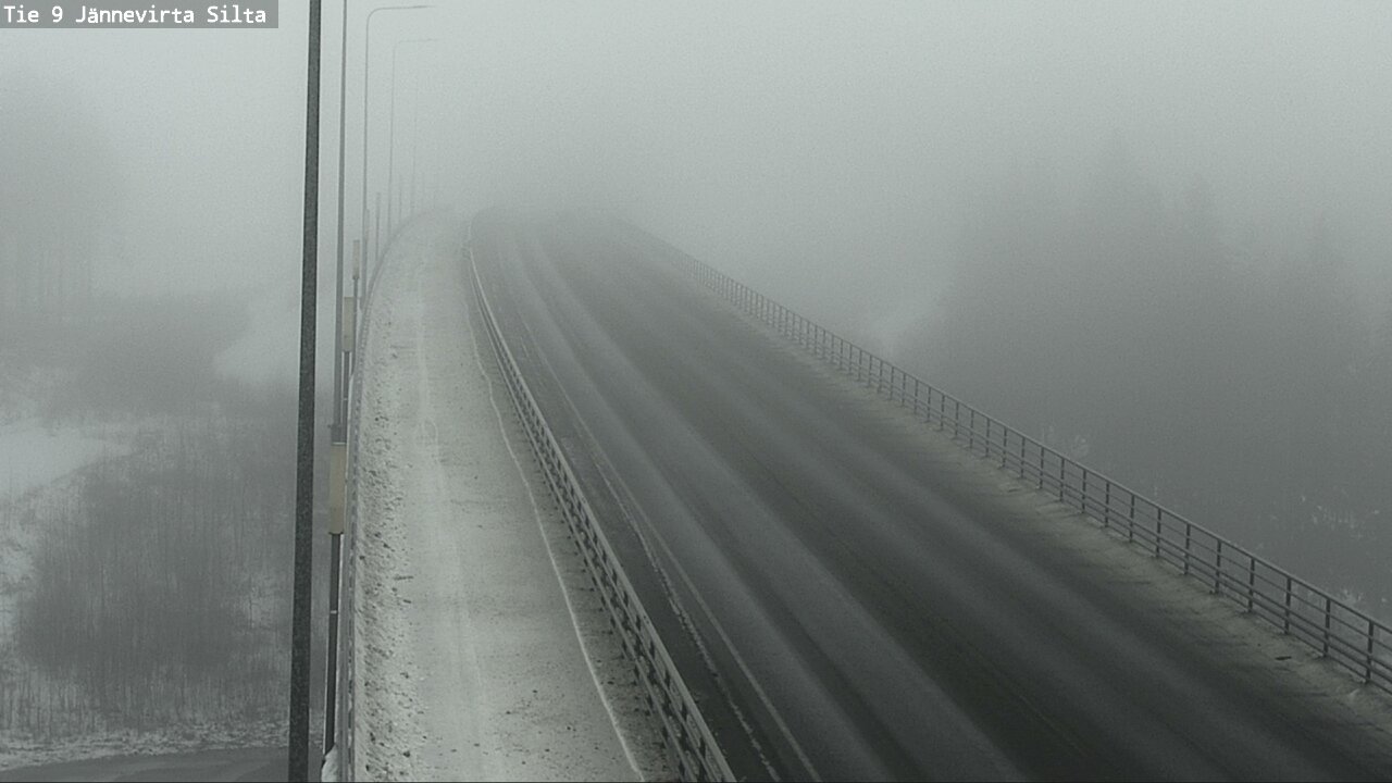 Weather Camera Image Road 9 Kuopio, Jännevirran silta, Kuopio, Pohjois-Savo