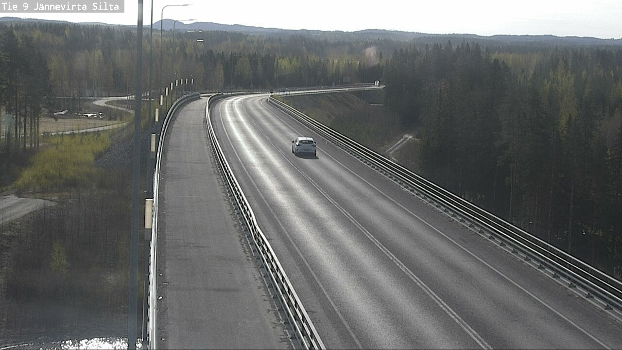 Weather Camera Image Road 9 Kuopio, Jännevirran silta, Kuopio, Pohjois-Savo