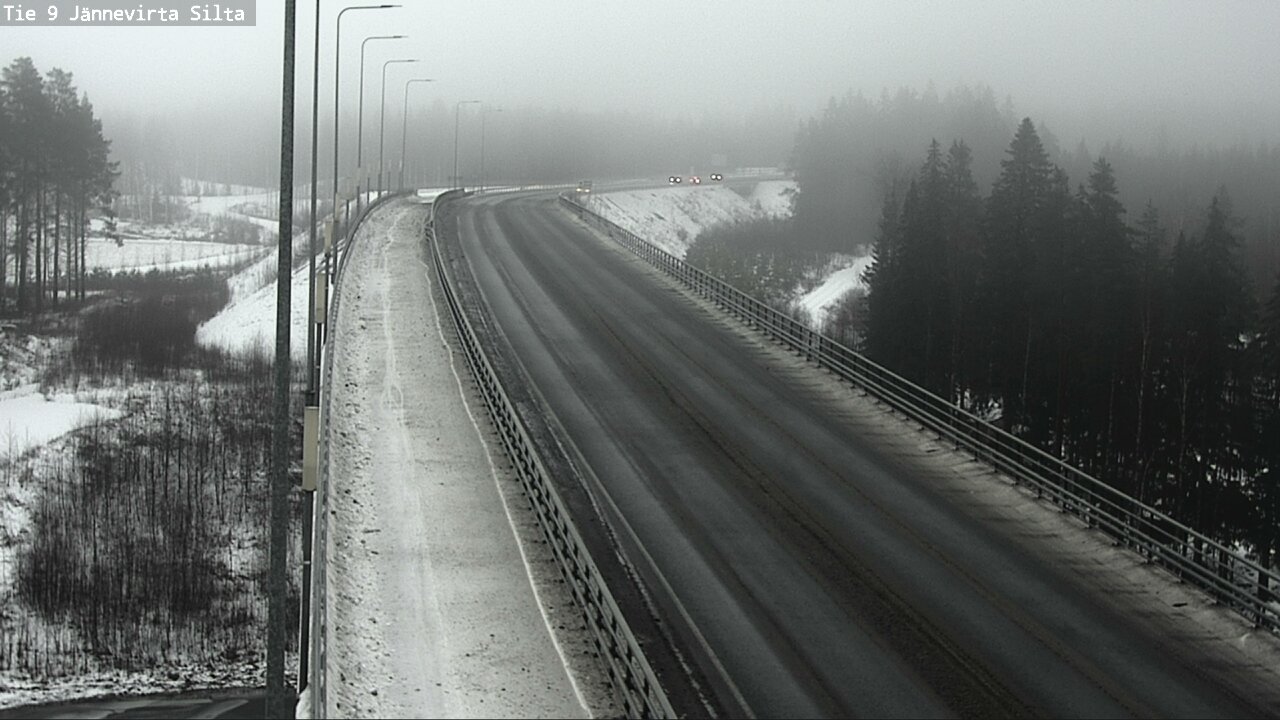 Weather Camera Image Road 9 Kuopio, Jännevirran silta, Kuopio, Pohjois-Savo