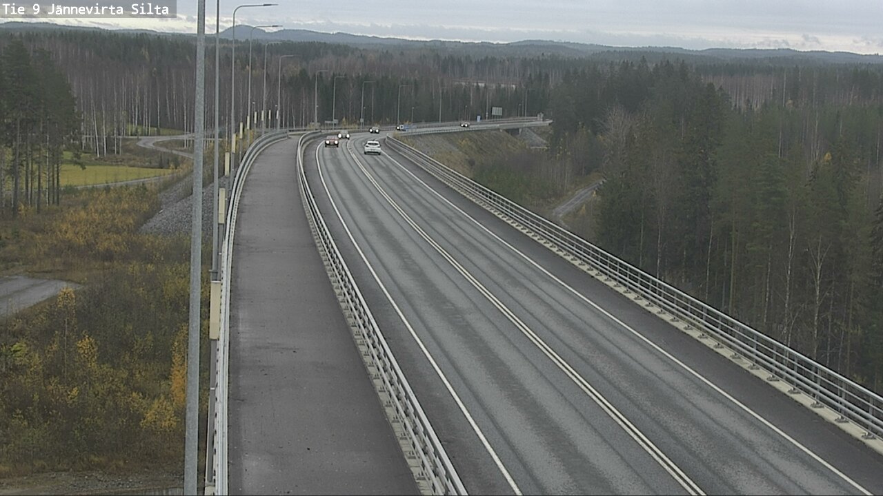 Weather Camera Image Väg 9 Kuopio, Jännevirran silta, Kuopio, Pohjois-Savo