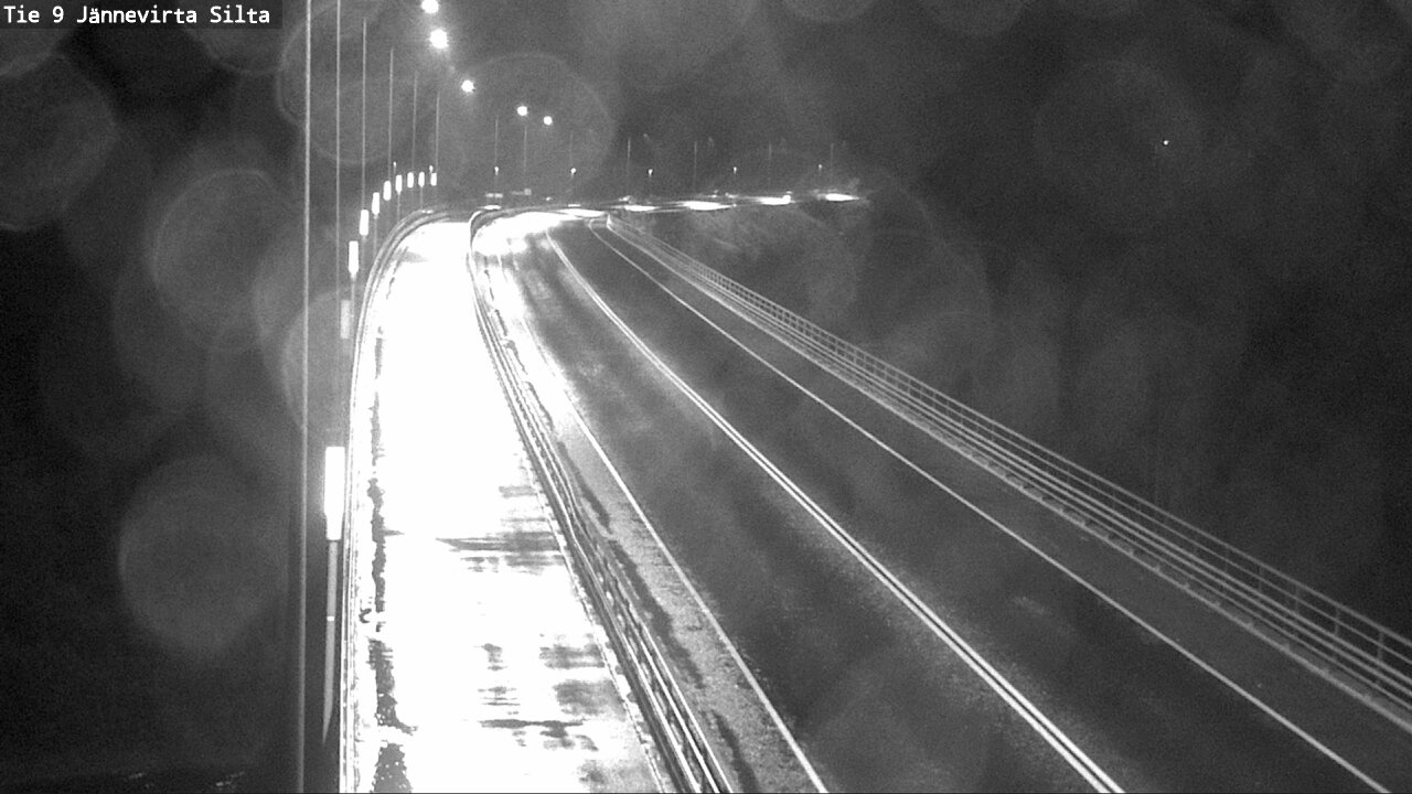 Weather Camera Image Road 9 Kuopio, Jännevirran silta, Kuopio, Pohjois-Savo