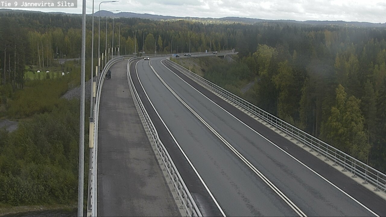 Weather Camera Image Road 9 Kuopio, Jännevirran silta, Kuopio, Pohjois-Savo