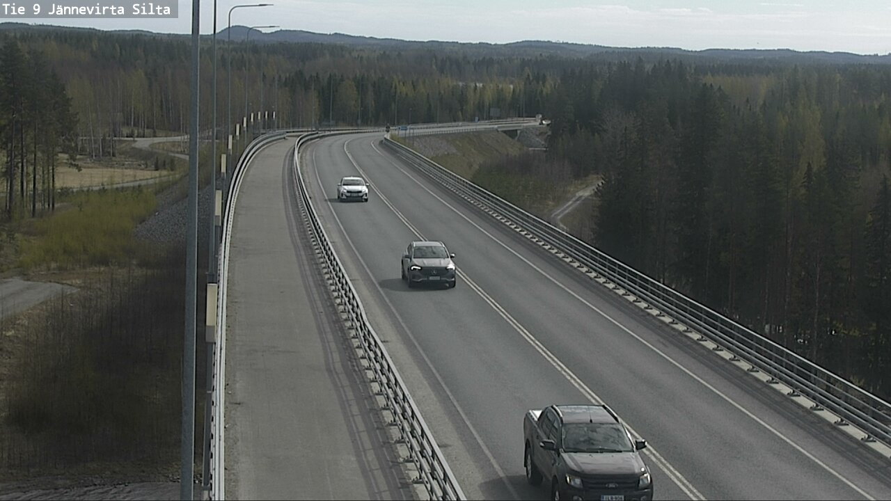 Weather Camera Image Road 9 Kuopio, Jännevirran silta, Kuopio, Pohjois-Savo