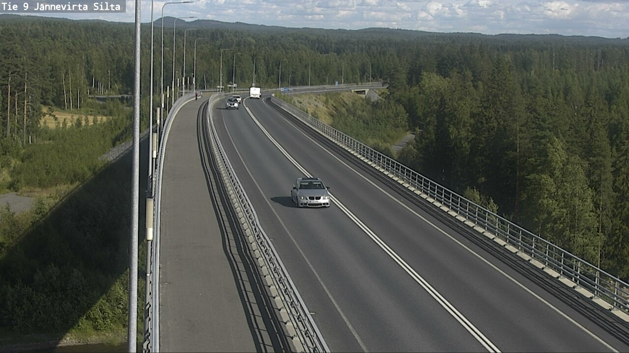 Kelikamerat Kuva Tie 9 Kuopio, Jännevirran silta, Kuopio, Pohjois-Savo