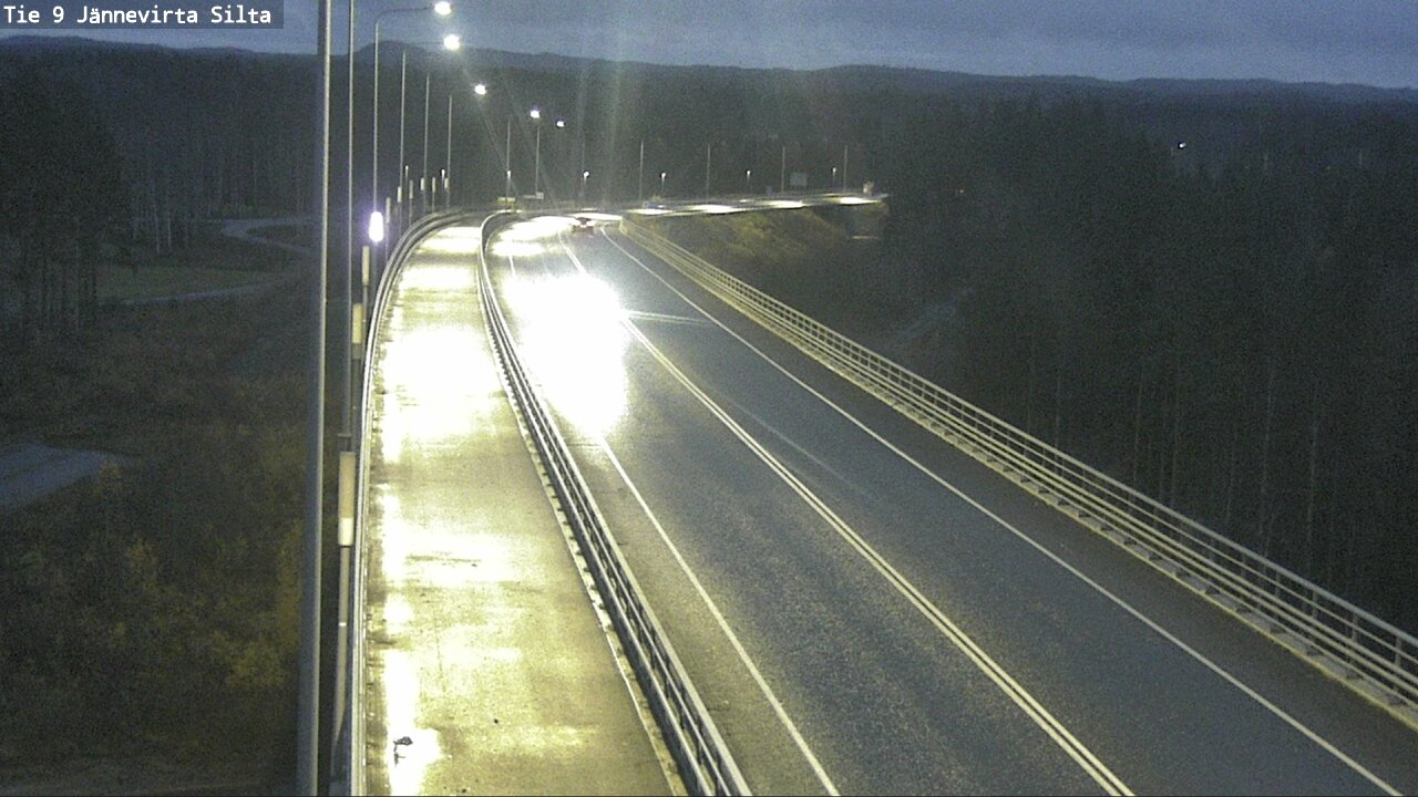 Weather Camera Image Väg 9 Kuopio, Jännevirran silta, Kuopio, Pohjois-Savo