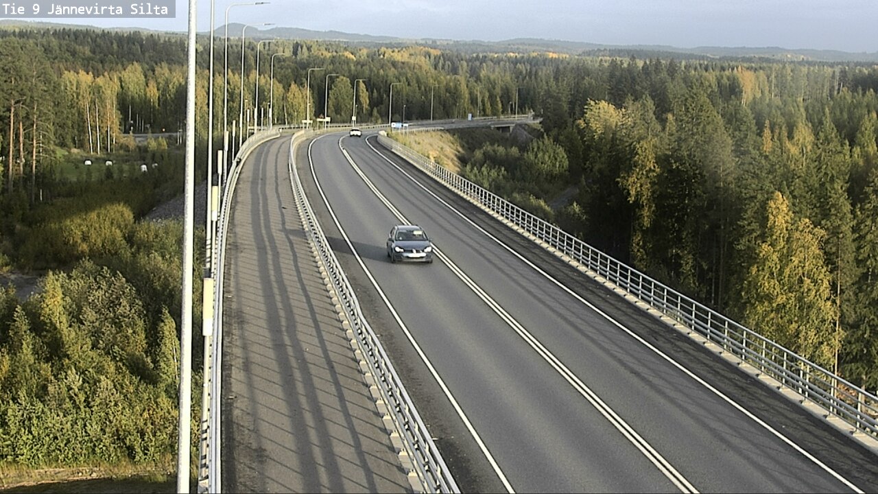 Weather Camera Image Road 9 Kuopio, Jännevirran silta, Kuopio, Pohjois-Savo