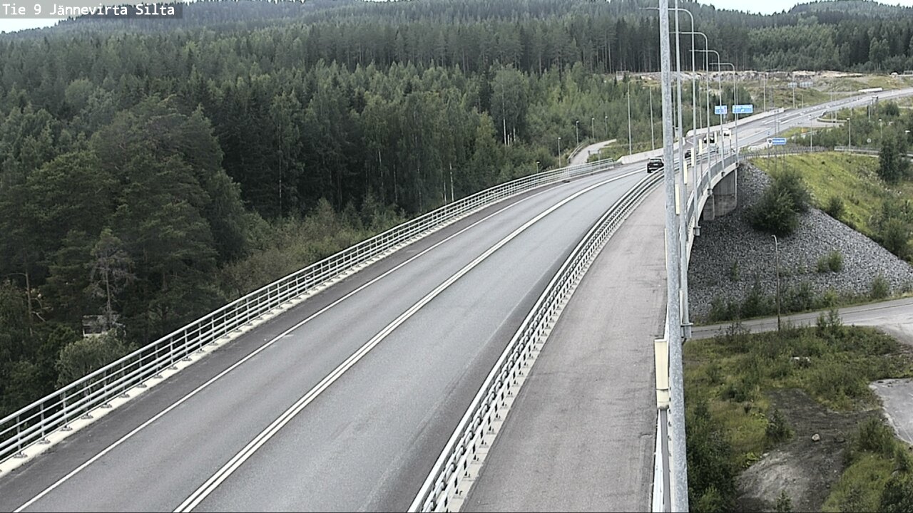 Weather Camera Image Road 9 Kuopio, Jännevirran silta, Kuopio, Pohjois-Savo