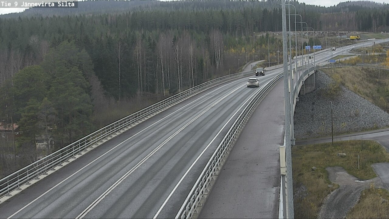 Weather Camera Image Väg 9 Kuopio, Jännevirran silta, Kuopio, Pohjois-Savo