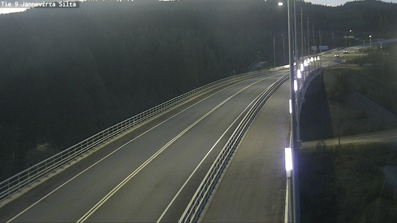 Weather Camera Image Road 9 Kuopio, Jännevirran silta, Kuopio, Pohjois-Savo