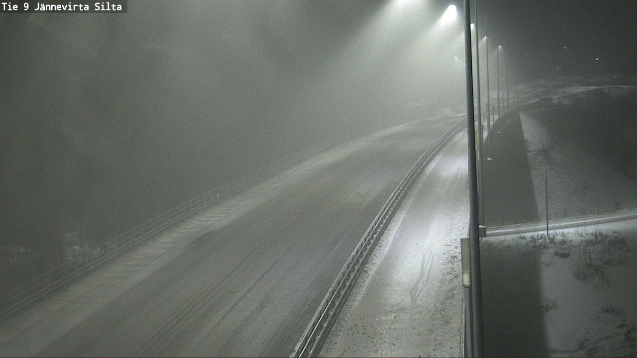 Weather Camera Image Road 9 Kuopio, Jännevirran silta, Kuopio, Pohjois-Savo