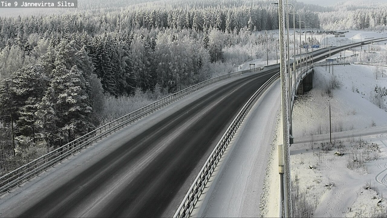 Weather Camera Image Väg 9 Kuopio, Jännevirran silta, Kuopio, Pohjois-Savo