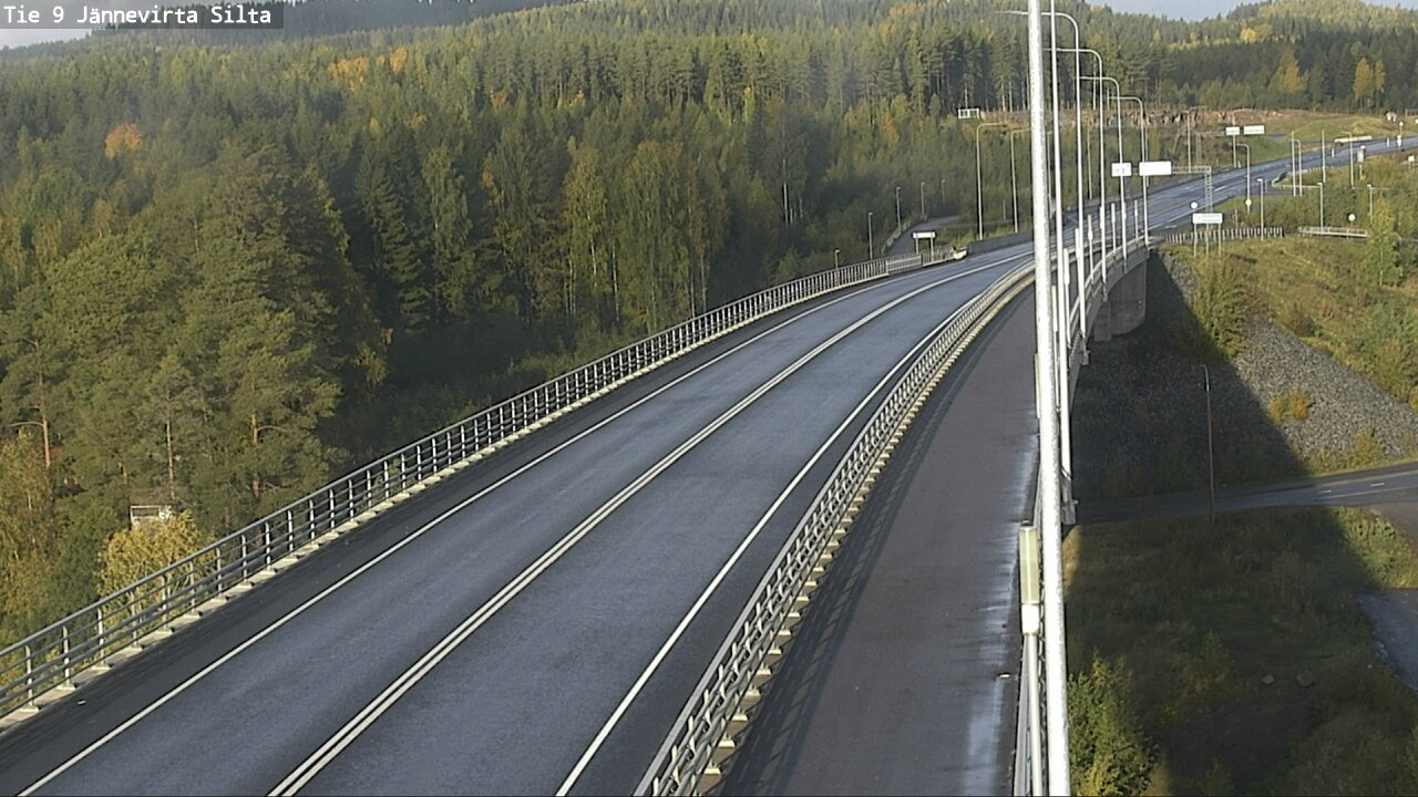 Weather Camera Image Road 9 Kuopio, Jännevirran silta, Kuopio, Pohjois-Savo