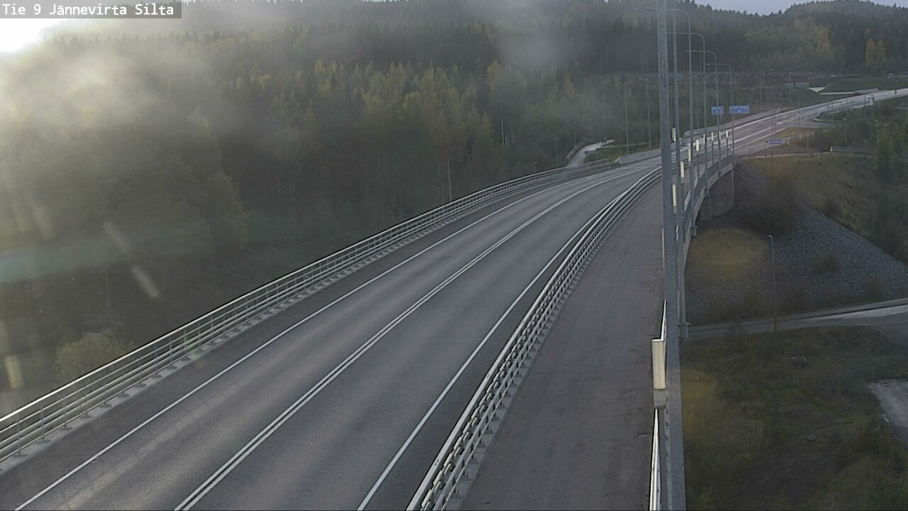 Weather Camera Image Road 9 Kuopio, Jännevirran silta, Kuopio, Pohjois-Savo