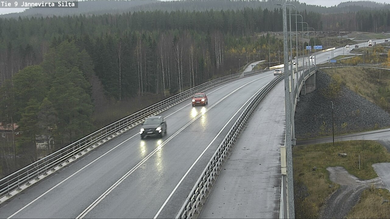 Weather Camera Image Väg 9 Kuopio, Jännevirran silta, Kuopio, Pohjois-Savo