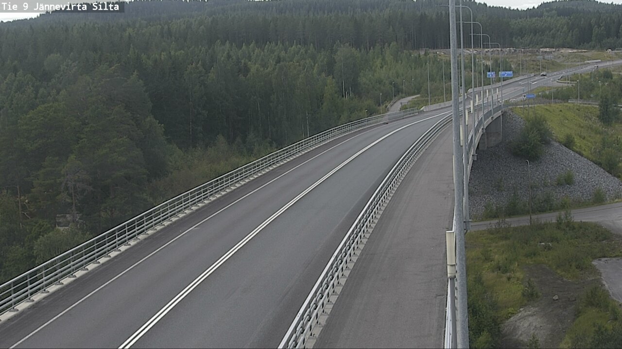 Weather Camera Image Road 9 Kuopio, Jännevirran silta, Kuopio, Pohjois-Savo