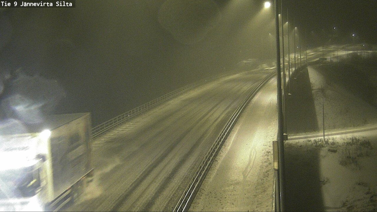 Weather Camera Image Road 9 Kuopio, Jännevirran silta, Kuopio, Pohjois-Savo