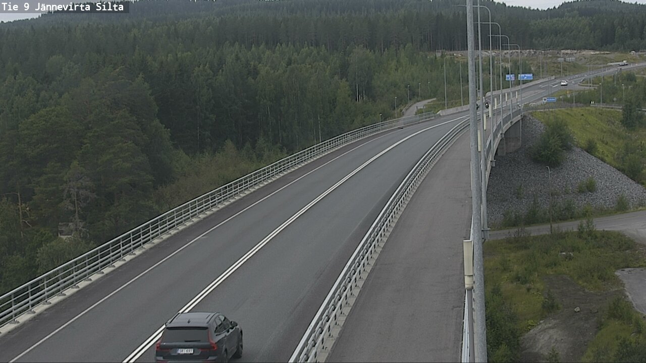 Weather Camera Image Road 9 Kuopio, Jännevirran silta, Kuopio, Pohjois-Savo