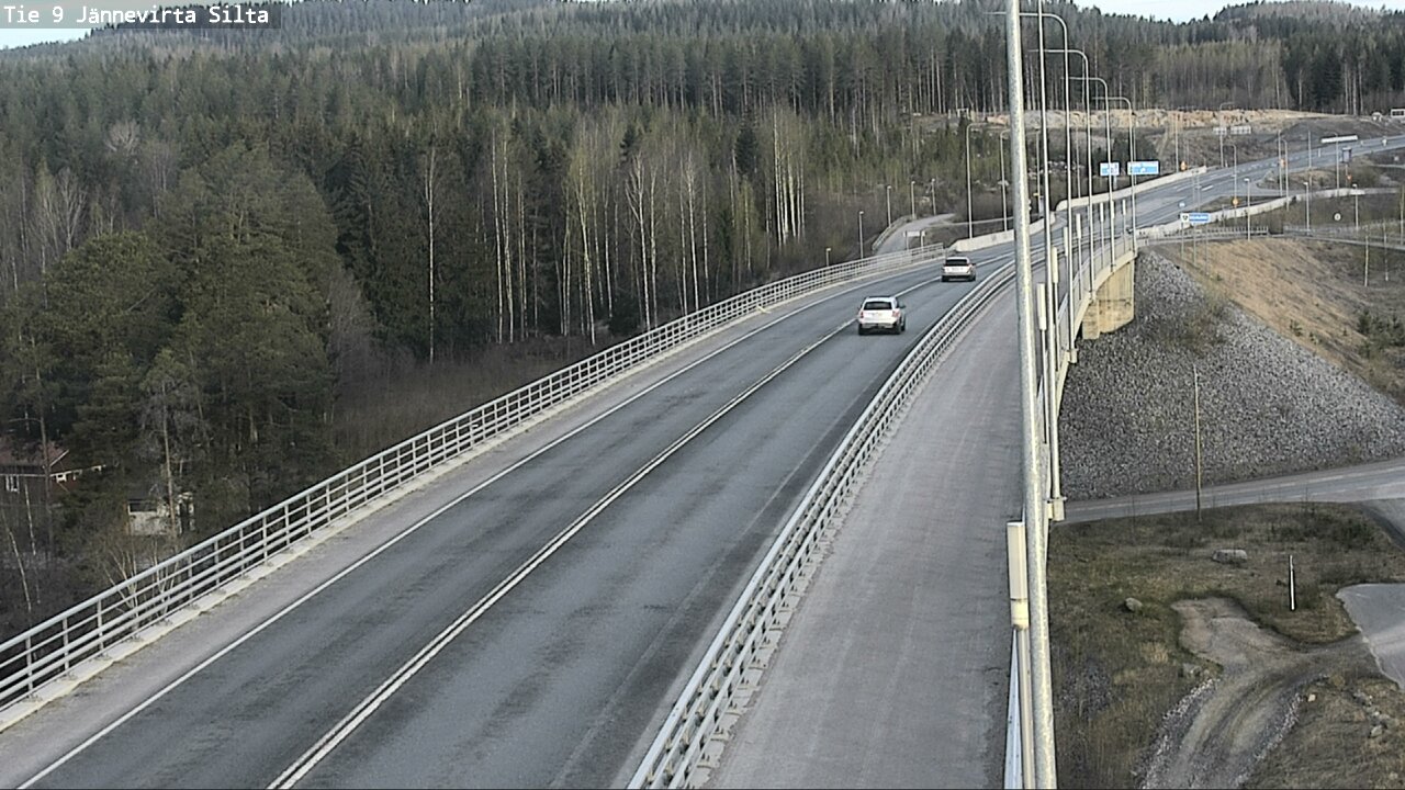 Weather Camera Image Road 9 Kuopio, Jännevirran silta, Kuopio, Pohjois-Savo