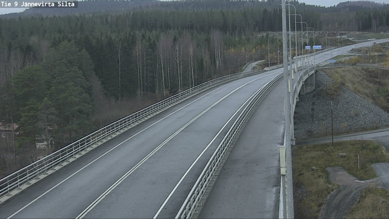Weather Camera Image Väg 9 Kuopio, Jännevirran silta, Kuopio, Pohjois-Savo