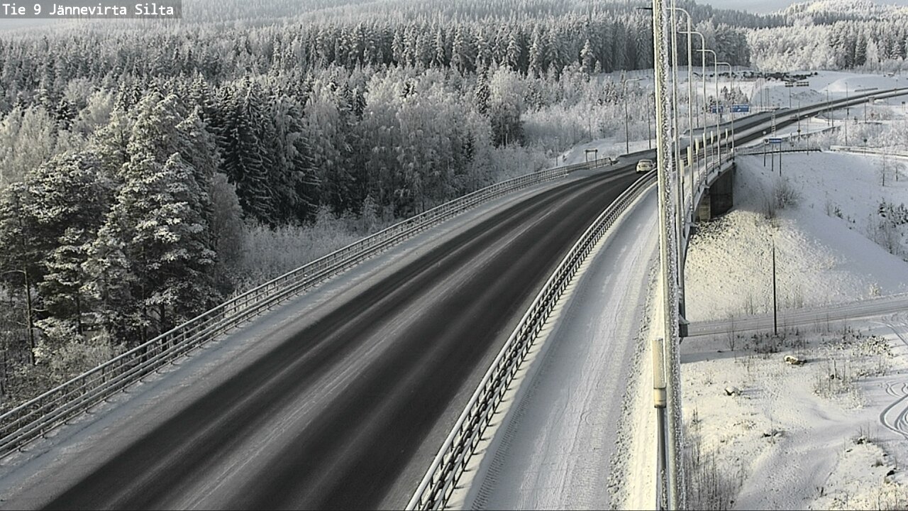 Weather Camera Image Väg 9 Kuopio, Jännevirran silta, Kuopio, Pohjois-Savo