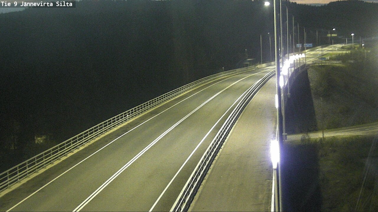 Weather Camera Image Road 9 Kuopio, Jännevirran silta, Kuopio, Pohjois-Savo