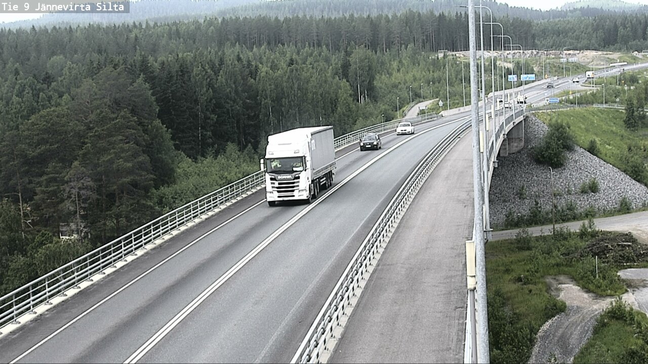 Kelikamerat Kuva Tie 9 Kuopio, Jännevirran silta, Kuopio, Pohjois-Savo