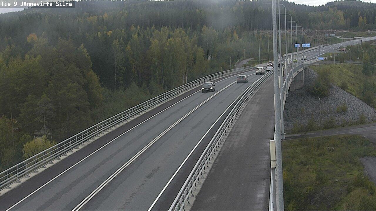 Weather Camera Image Road 9 Kuopio, Jännevirran silta, Kuopio, Pohjois-Savo
