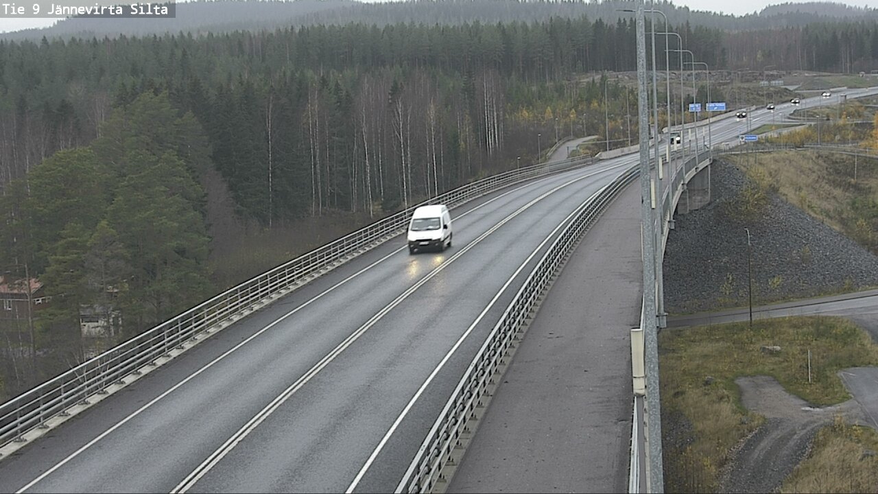Weather Camera Image Väg 9 Kuopio, Jännevirran silta, Kuopio, Pohjois-Savo